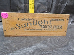 Vintage Cudahy's Sunlight Processed Cheese Box