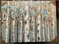 30" x 40" Birch Tree Canvas