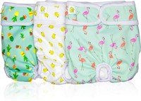 Pet Magasin Reusable Washable Dog Diapers (Pack of