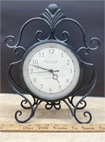 Battery Operated Wrought Iron Clock (14"H) *LYR