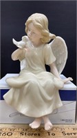 Porcelain Shelf Angel (6.5"H). *SC