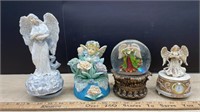 4 Angelic Music Boxes (one needs minor repair)