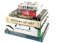 6 Illustrated Art Books History, Great Works +