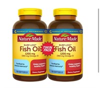 2 pack fish oil Nature Made Burp-Less
Fish Oil