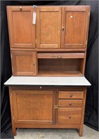Antique Hoosier cabinet with original hardware