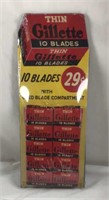 Museum Collection New Old Stock Gillette Blades