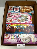 Lot of Little Debbie's Snack Cakes