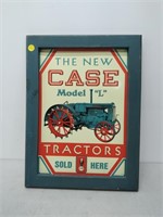 case tin sign in frame- 14x18''