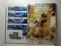 the great escape and the big Lebrowski posters in