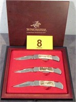 Boxed Set of 3 Winchester Pocket Knives