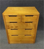 Pine 5 Drawer Cabinet