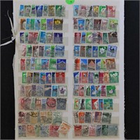 Japan Stamps 400+ Used mostly 1960s-1970s on stock