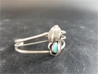 Gorgeous vintage Navajo sterling turquoise and cor