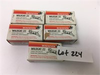 Four Full 50 Round Boxes of Winchester 22 + 1 part