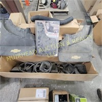 PICKUP PARTS, FUEL HOSE?, MUDFLAPS, ETC