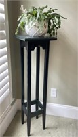 Wooden Plant Stand with English Ivy Planter