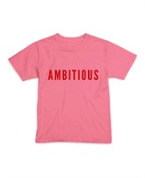 Ambitious T-shirt, Kids - Pink