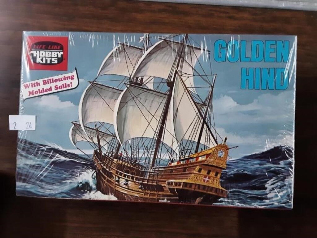 GOLDEN HIND SHIP  MODEL