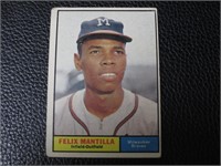 1961 TOPPS #164 FELIX MANTILLA BRAVES