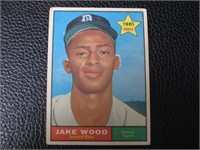 1961 TOPPS #514 JAKE WOOD TIGERS VINTAGE