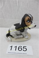 Homco Bassett Hound Puppy Dog Figurine