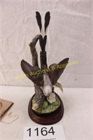 Homco Scissor Tail Flycatcher on Branch Figurine