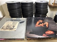 Large lot of vintage records LP jukebox!
