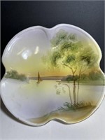 Vintage hand painted dish Nippon bowl