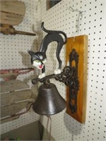 CAST IRON CAT BELL
