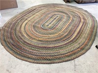 Round Capel American Heritage Style Rug Braided