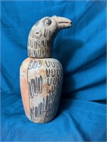 Pottery Water Vase with Bird Head Cover Cup?