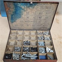 Metal Organizer with misc bolts/screw