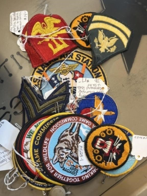 Game Commission and Military Patches