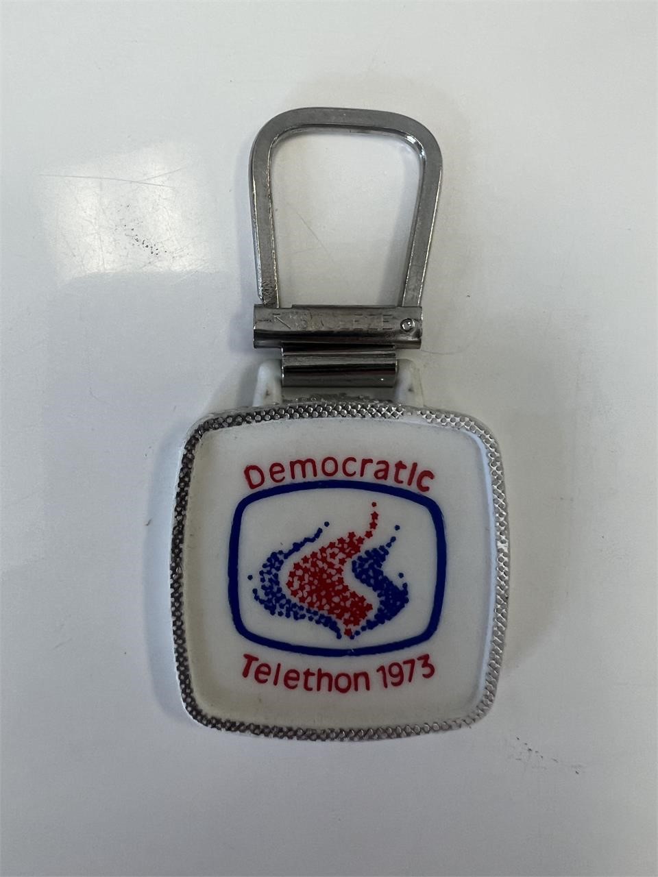 Democratic Telethon 1973 keychain