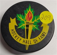 HALL OF FAME HOCKEY PUCK