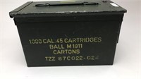 .45 Metal Ammo Can