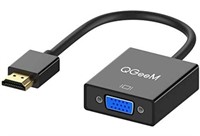 HDMI to VGA Adapter,QGeeM Gold-Plated HDMI to V