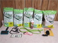 Lot of Cat Items - Unused Breeze Litter Pads &