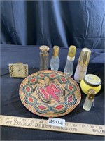 Vintage Bottles, Clock, & More