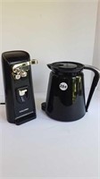 KEURIG INSULATED CARAFE + ELECTRIC CAN OPENER