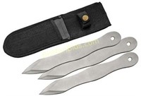 SZCO RITE EDGE 10" THROWING KNIFE 3PC SET W/SHEAT