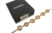 Chanel COCO 6 Strand Gold Bracelet