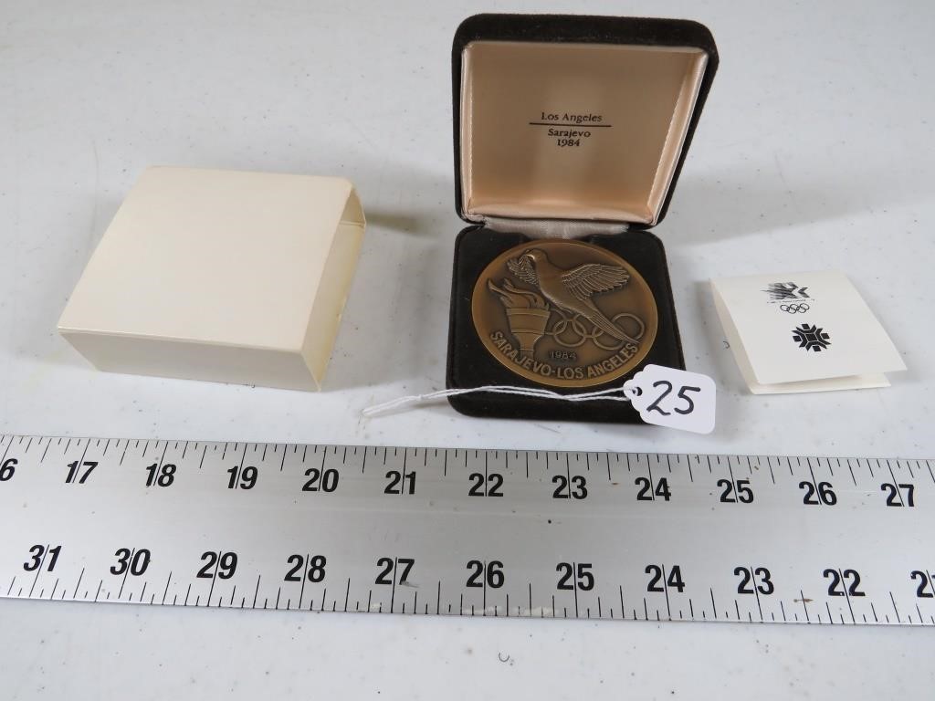1984 OLYMPIC COMMEMORATIVE MEDALION