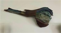 2 FT x 4 FT Drift Wood Wall Art - Bird & Fish