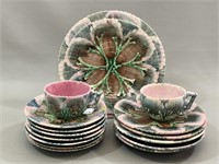 Majolica Shell & Seaweed Etruscan Dinnerware