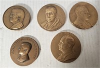 5 Presidential Metals (Bronze?)