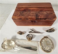 Cedar Jewelry Box & Jewelry