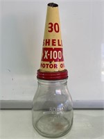 Shell X-100 Tin Top on 500ml Bottle