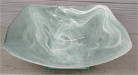 Blue/Teal Swirl Bowl