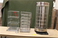 (3) Display Cabinets-(1) w/Lights